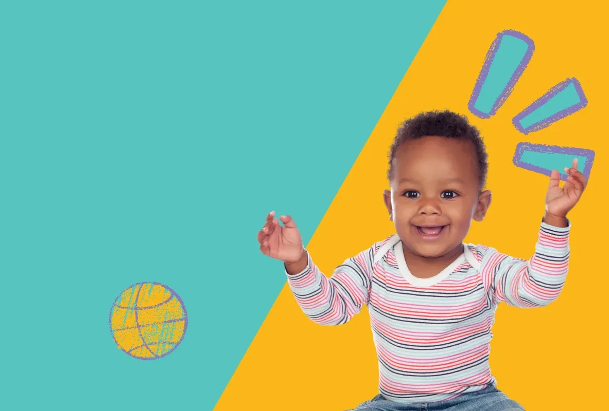 Infants exploring sensory materials in a calm classroom